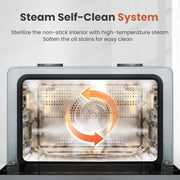 FOTILE ChefCubii 4-In-1 Countertop Convection Steam Oven, Air Fryer, Dehydrator With True Convection Bake, Steam-Bake, Broil