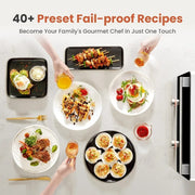 FOTILE ChefCubii 4-In-1 Countertop Convection Steam Oven, Air Fryer, Dehydrator With True Convection Bake, Steam-Bake, Broil
