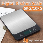 5/10kg Digital Kitchen Scale 1g High Precision LCD Digital Display Electronic Table Scale for Kitchen Baked Food Daily Weighing
