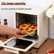 Large Capacity Electric Air Fryers Toaster Oven Mechanical Household Kitchen 360°Baking Convection Oven Deep Fryer Oil Free 12L