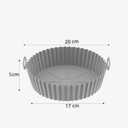 Air Fryer Silicone Basket Thicken Silicone Mold for Air Fryer Pot Oven Baking Tray Fried Chicken Pizza Air Fryer Accessories