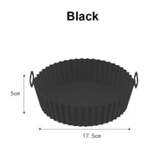 Reusable Non-Stick Air Fryer Silicone Liners & Basket Accessory Set
