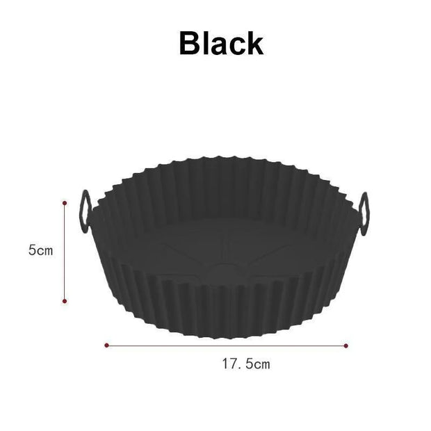Reusable Non-Stick Air Fryer Silicone Liners & Basket Accessory Set