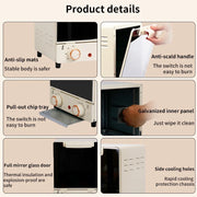Large Capacity Electric Air Fryers Toaster Oven Mechanical Household Kitchen 360°Baking Convection Oven Deep Fryer Oil Free 12L