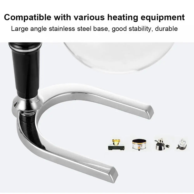 Coffeemaker Japanese Style Siphon Coffee Maker Tea Siphon Pot Vacuum Coffeemaker Glass Type Coffee Machine Filter Kahve Makinesi