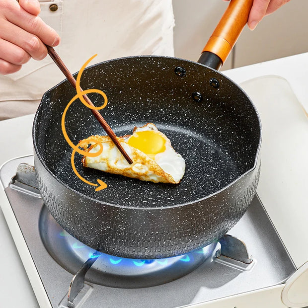 GIANXI Multifunctional Snow Pot Non-Stick Pan Kitchen Utensils Stainless Steel Milk Pot Kitchen Practical Cookware Saucepan