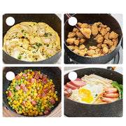 GIANXI Multifunctional Snow Pot Non-Stick Pan Kitchen Utensils Stainless Steel Milk Pot Kitchen Practical Cookware Saucepan