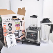 6000W Powerful Blender, Blender Smoothie Maker Table Blender With 2.5L Container, Professional Blender Mixer for Ice,Nut,Fruit