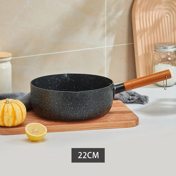 GIANXI Multifunctional Snow Pot Non-Stick Pan Kitchen Utensils Stainless Steel Milk Pot Kitchen Practical Cookware Saucepan
