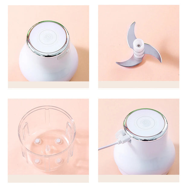 Electric Garlic Chopper Meat Grinder Mini Vegetable Chopper Garlic Crusher Blenders for Kitchen Grinders Food Processor Mixer