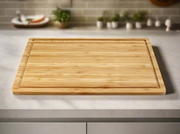 Bamboo Wood Cutting Board: Large Eco-Friendly Chopping Board