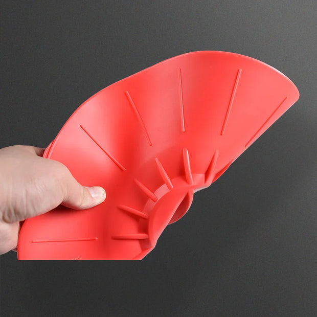 WALFOS Set of 5 Silicone Microwave  Bowl Cover Cooking Pot Pan Lid Cover-Silicone Food Wrap Cooking Tools Kitchen Utensil