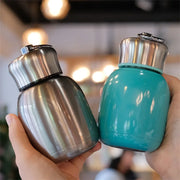 HOT SALE!! 200ml/280ml Mini Cute Coffee Vacuum Flasks Thermos Stainless Steel Travel Drink Water Bottle Thermoses Cups and Mugs