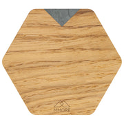 PERSONALIZED Wooden Coasters - Oak / Set of 4 Coasters