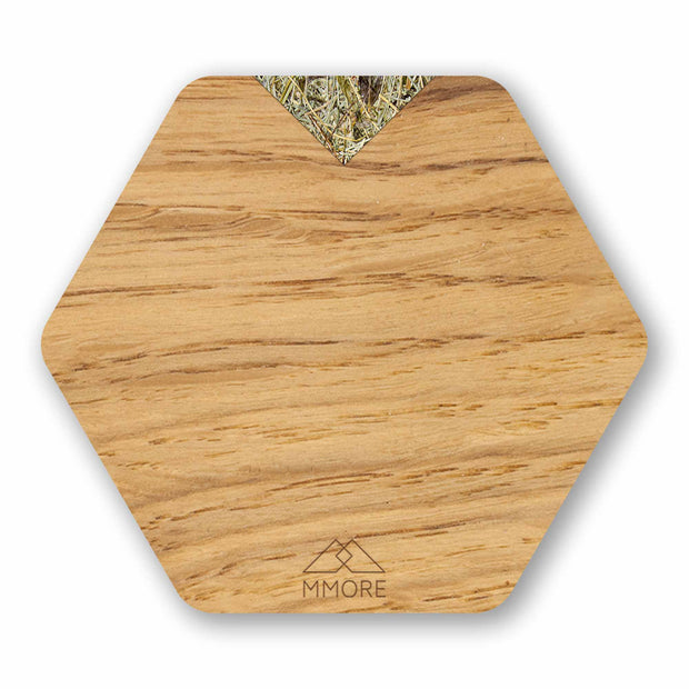 PERSONALIZED Wooden Coasters - Oak / Set of 4 Coasters