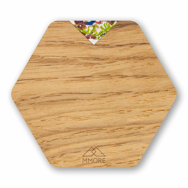 PERSONALIZED Wooden Coasters - Oak / Set of 4 Coasters