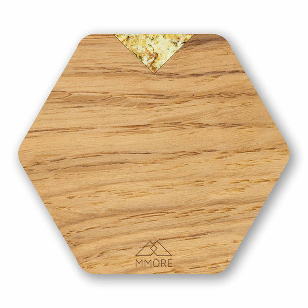 PERSONALIZED Wooden Coasters - Oak / Set of 4 Coasters