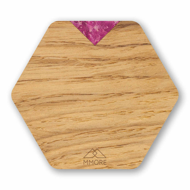PERSONALIZED Wooden Coasters - Oak / Set of 4 Coasters