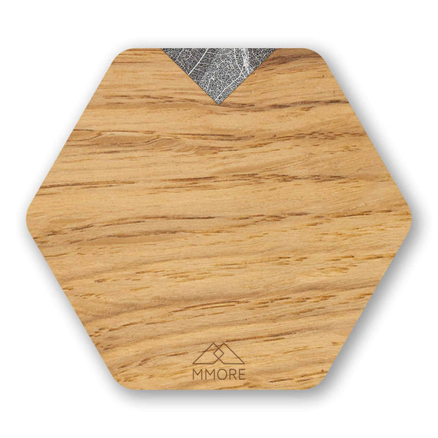 PERSONALIZED Wooden Coasters - Oak / Set of 4 Coasters