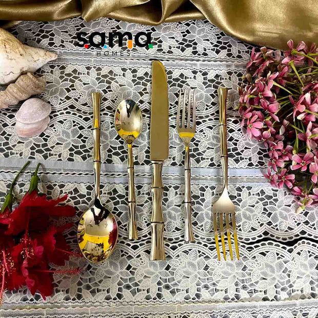 Reusable Brass Travel Utensil Set – Eco-Friendly, Sustainable Cutlery for Travel & Outdoors