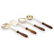 Handcrafted Brass Cooking Cutlery Set | Eco-Friendly Kitchen Tools for Culinary Artistry | Durable, Stylish & Sustainabl