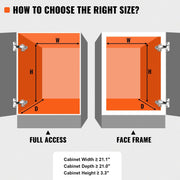 20"W X 21"D Pull Out Cabinet Organizer