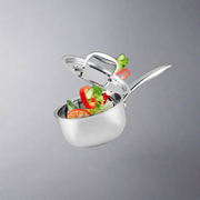 Stainless Steel Triply Sauce Pan With Lid | Premium Cookware